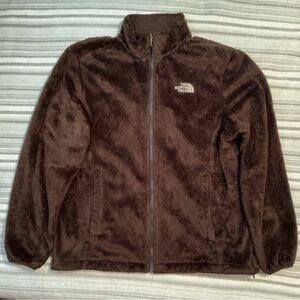 The North Face Osito Women's Brown Full Zip Fleece Jacket Size XL